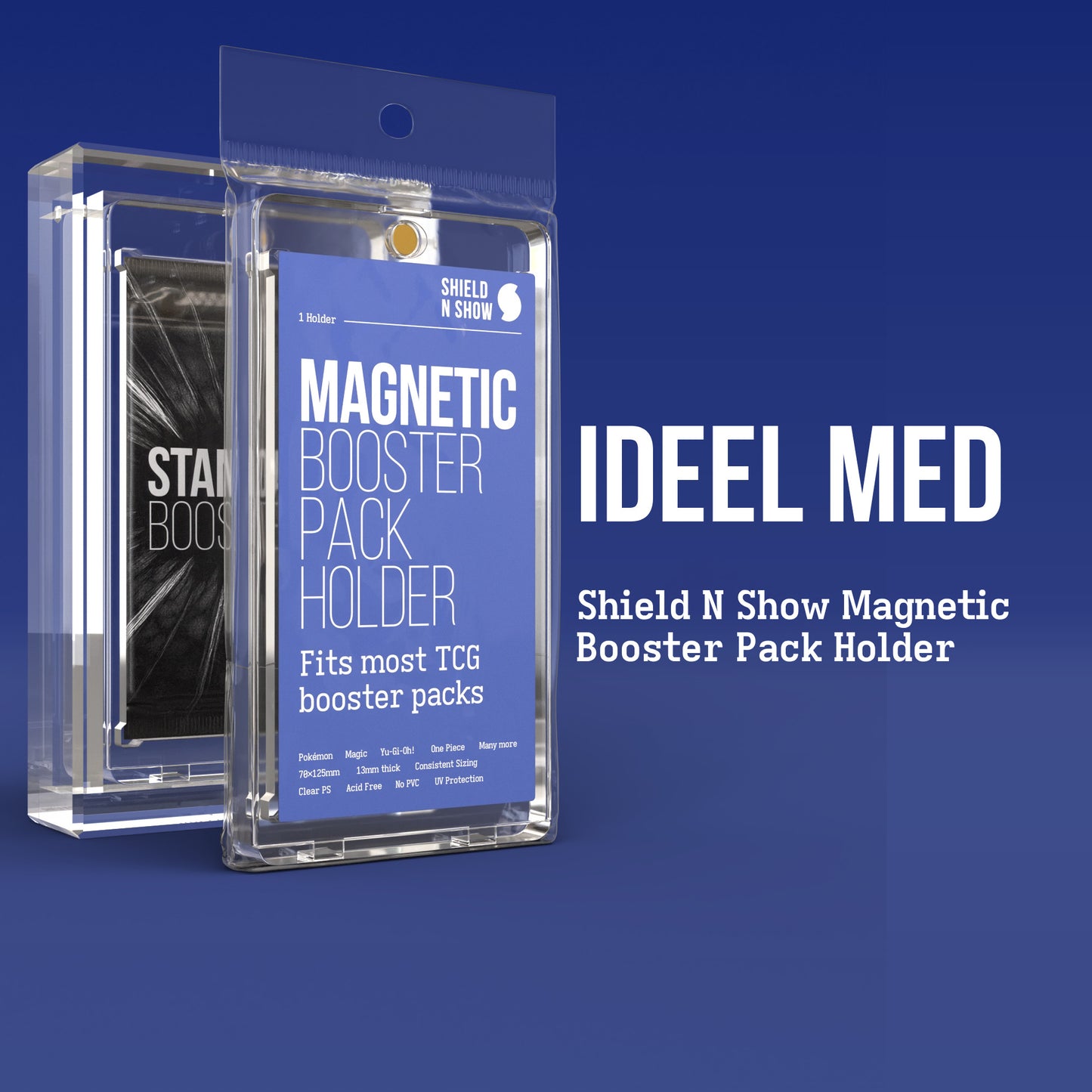 Magnetic Booster Holder Display Case Product Gallery Image 4 (da)