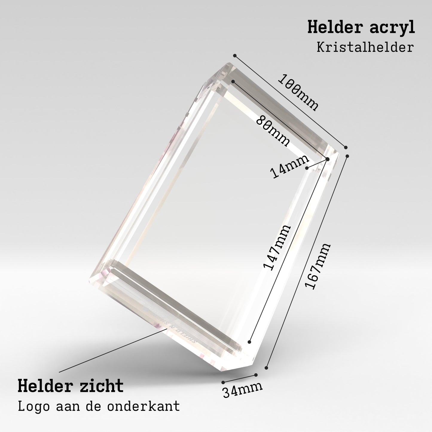 Magnetic Booster Holder Display Case Product Gallery Image 3 (nl)