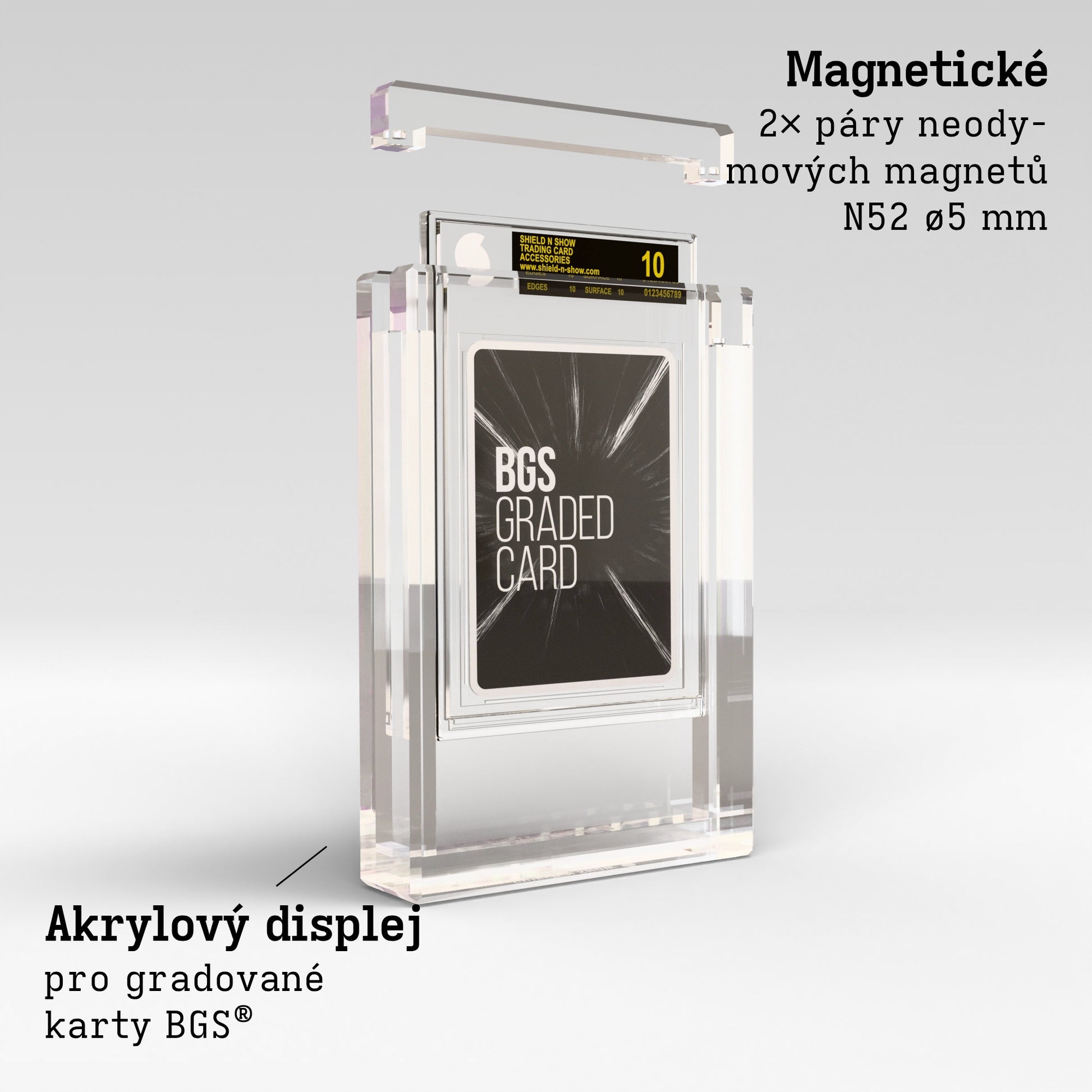 BGS Graded Card Display Case Product Gallery Image 2 (cs)