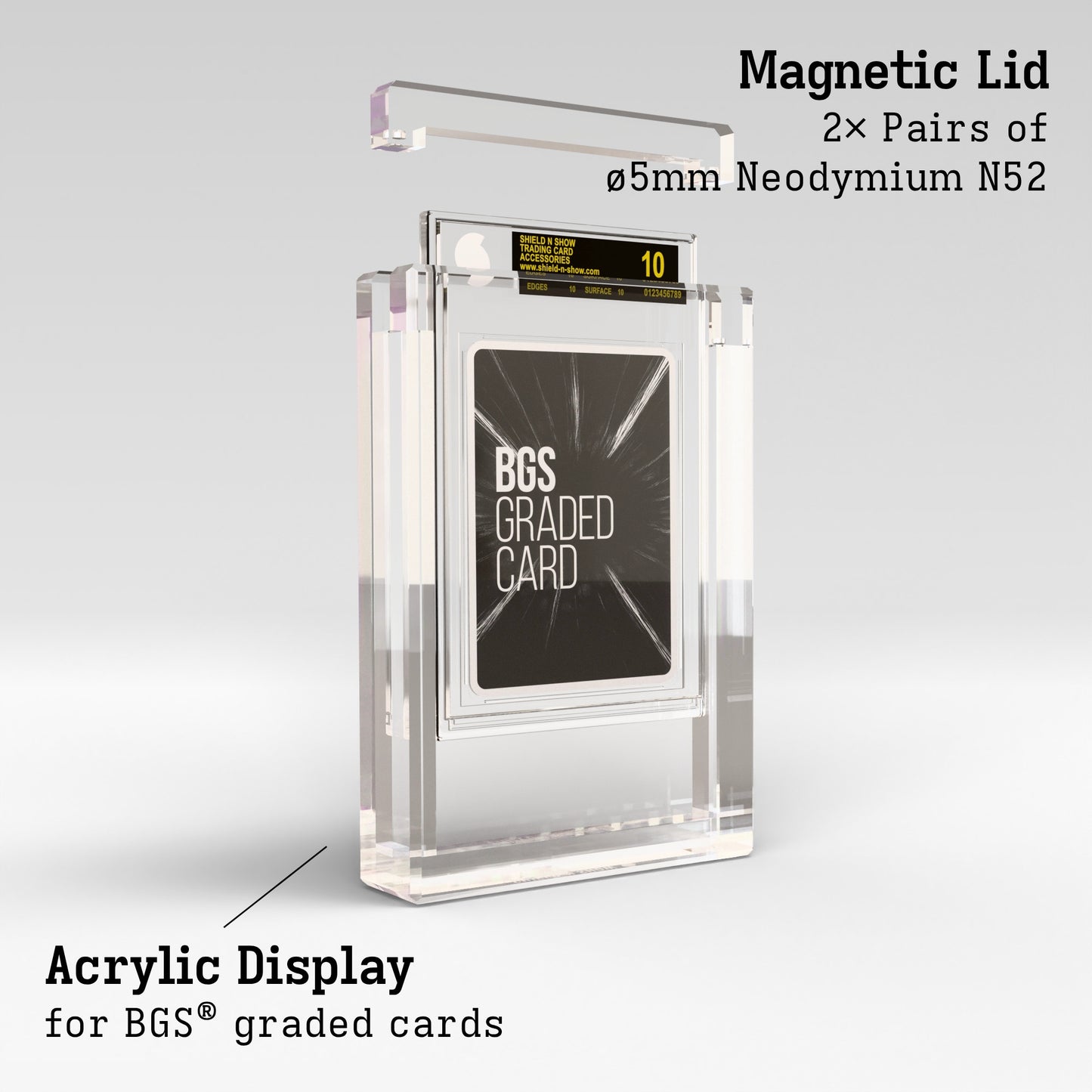 BGS Graded Card Display Case Product Gallery Image 2 (en)