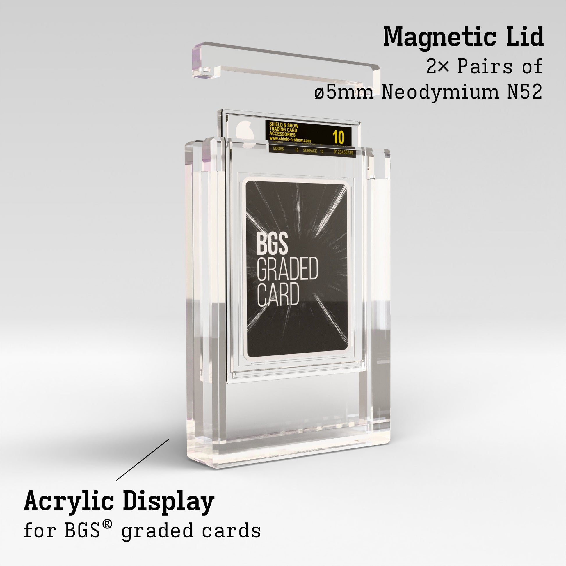 BGS Graded Card Display Case Product Gallery Image 2 (en)