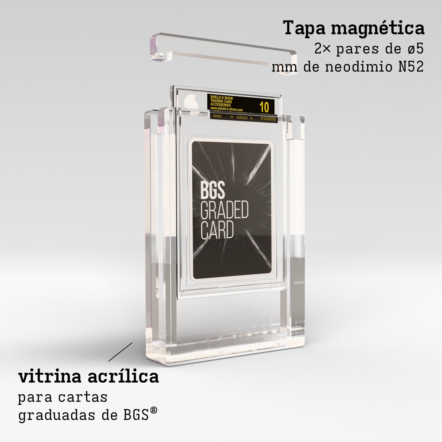 BGS Graded Card Display Case Product Gallery Image 2 (es)