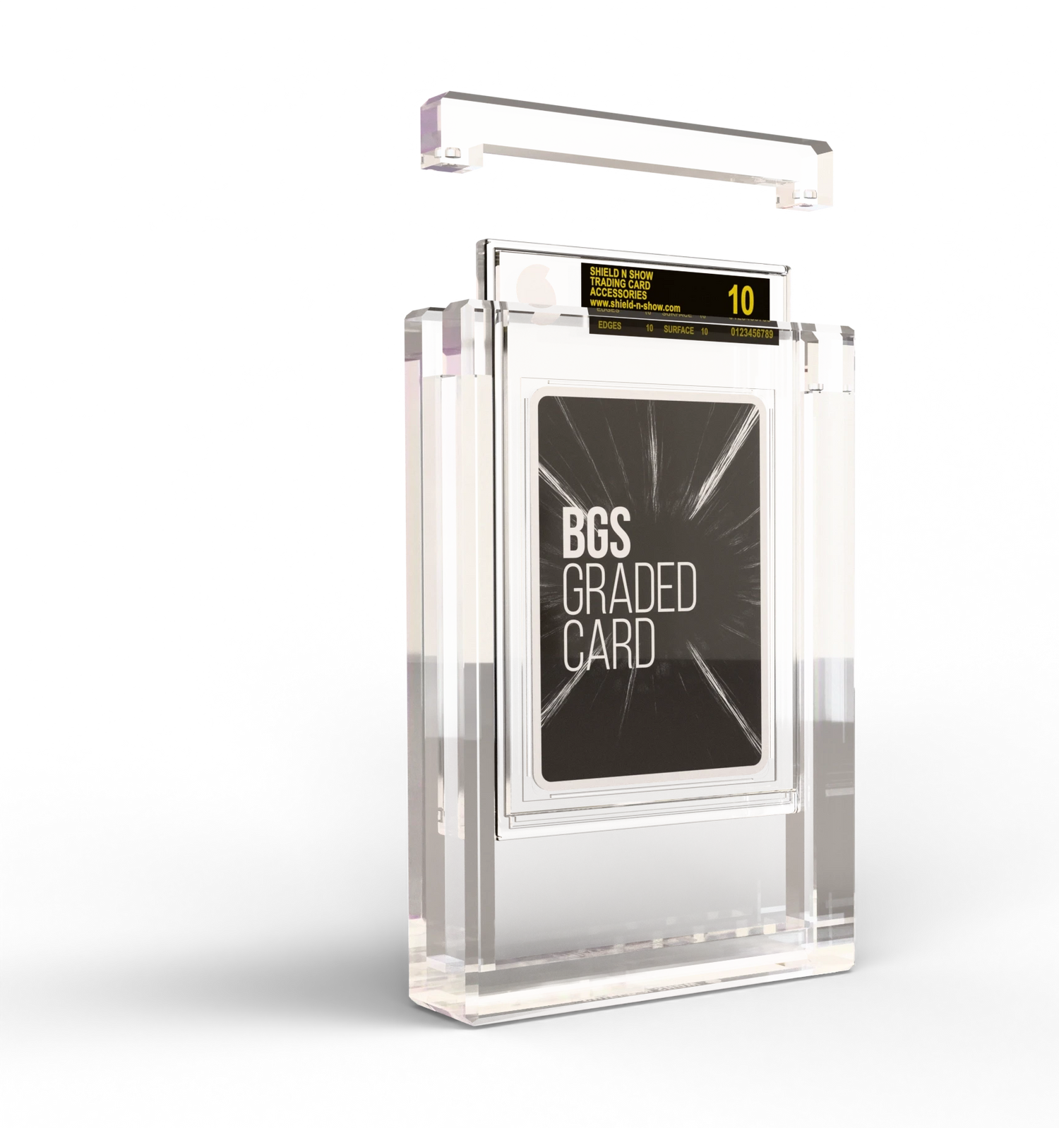 BGS Graded Card Display Case Features