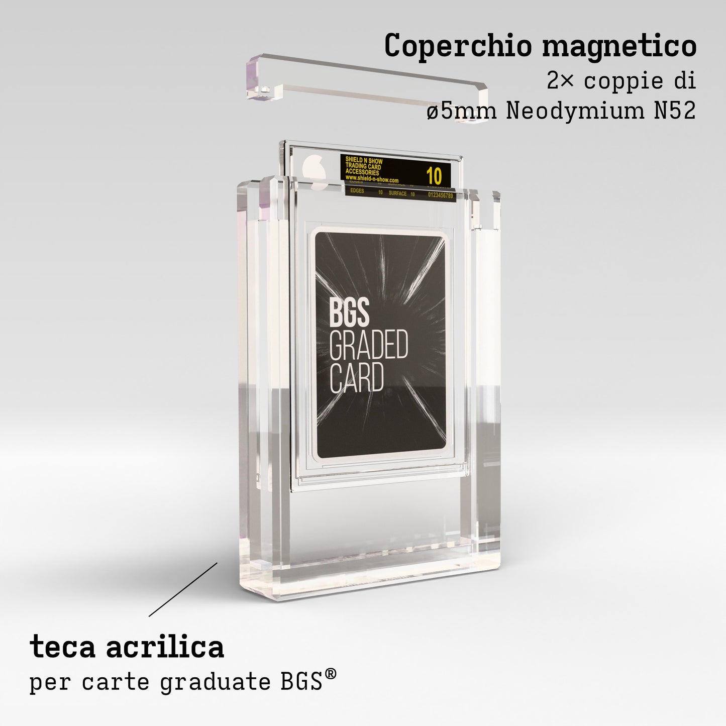 BGS Graded Card Display Case Product Gallery Image 2 (it)