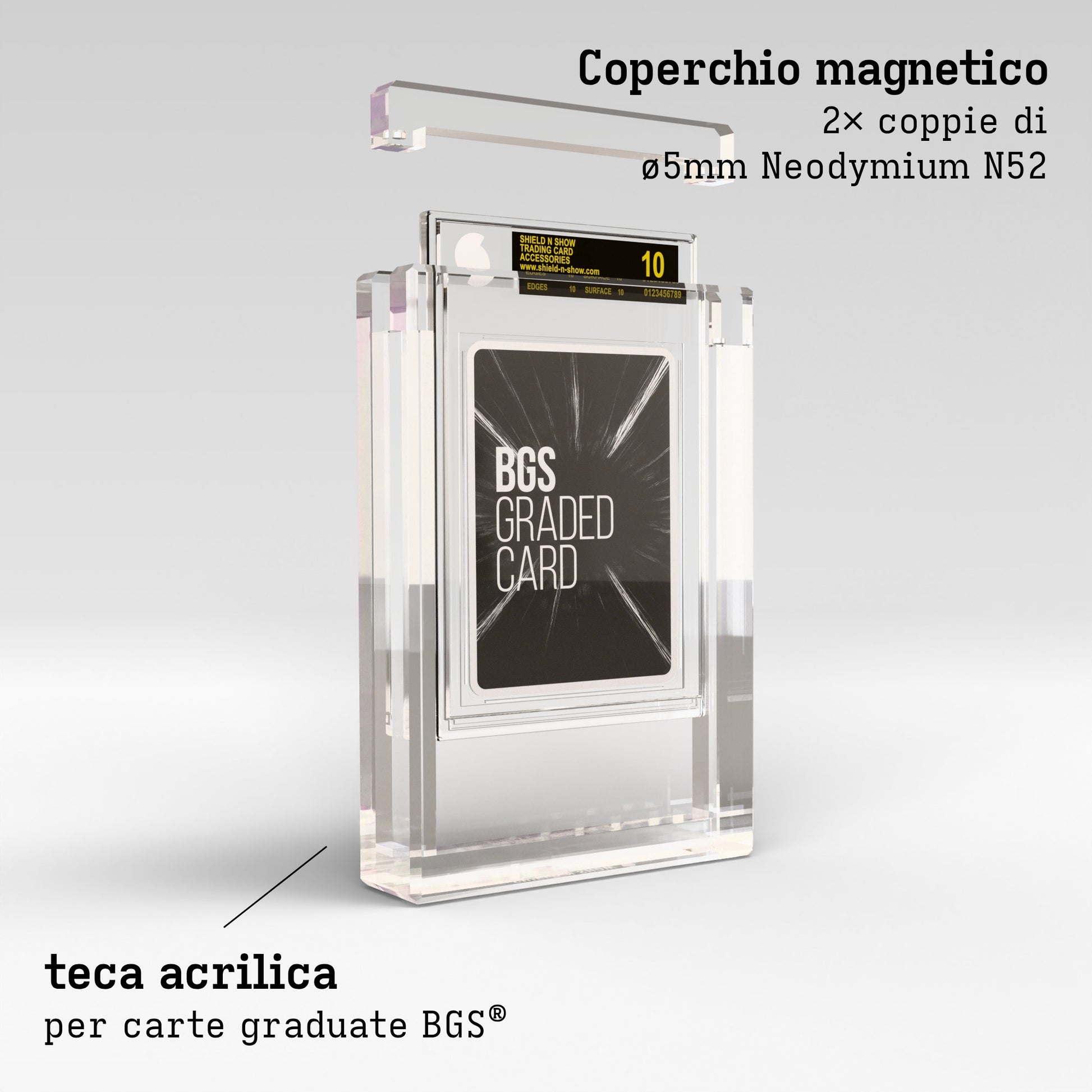 BGS Graded Card Display Case Product Gallery Image 2 (it)