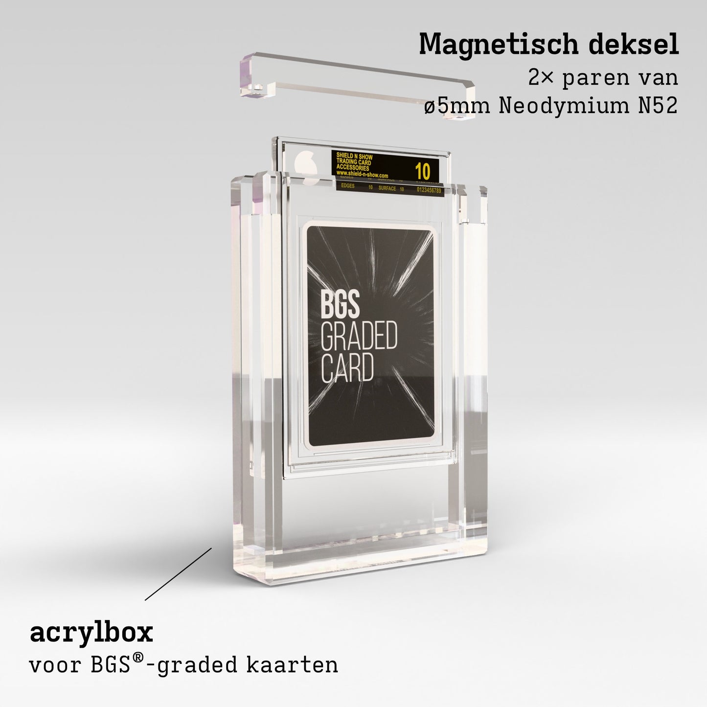 BGS Graded Card Display Case Product Gallery Image 2 (nl)