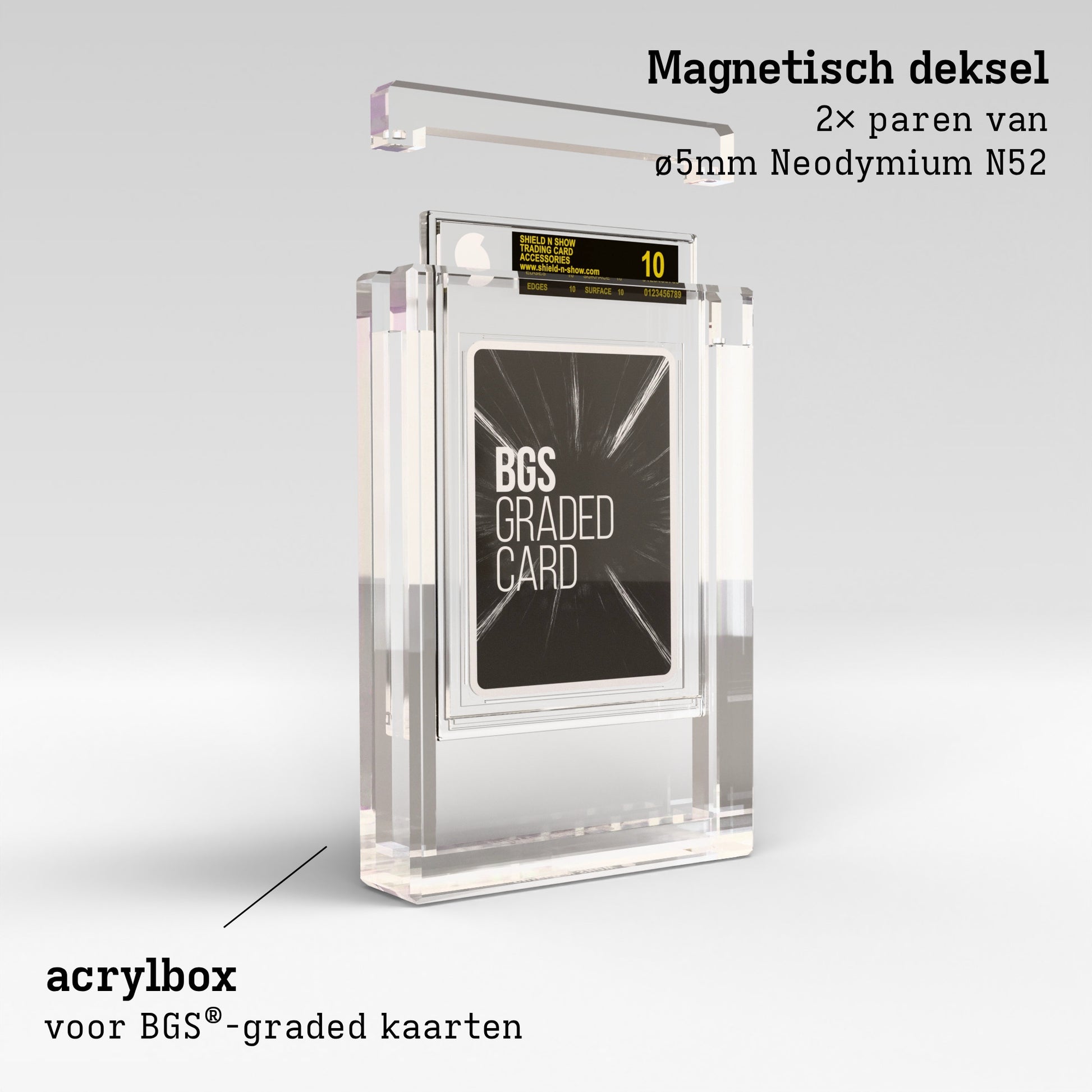 BGS Graded Card Display Case Product Gallery Image 2 (nl)