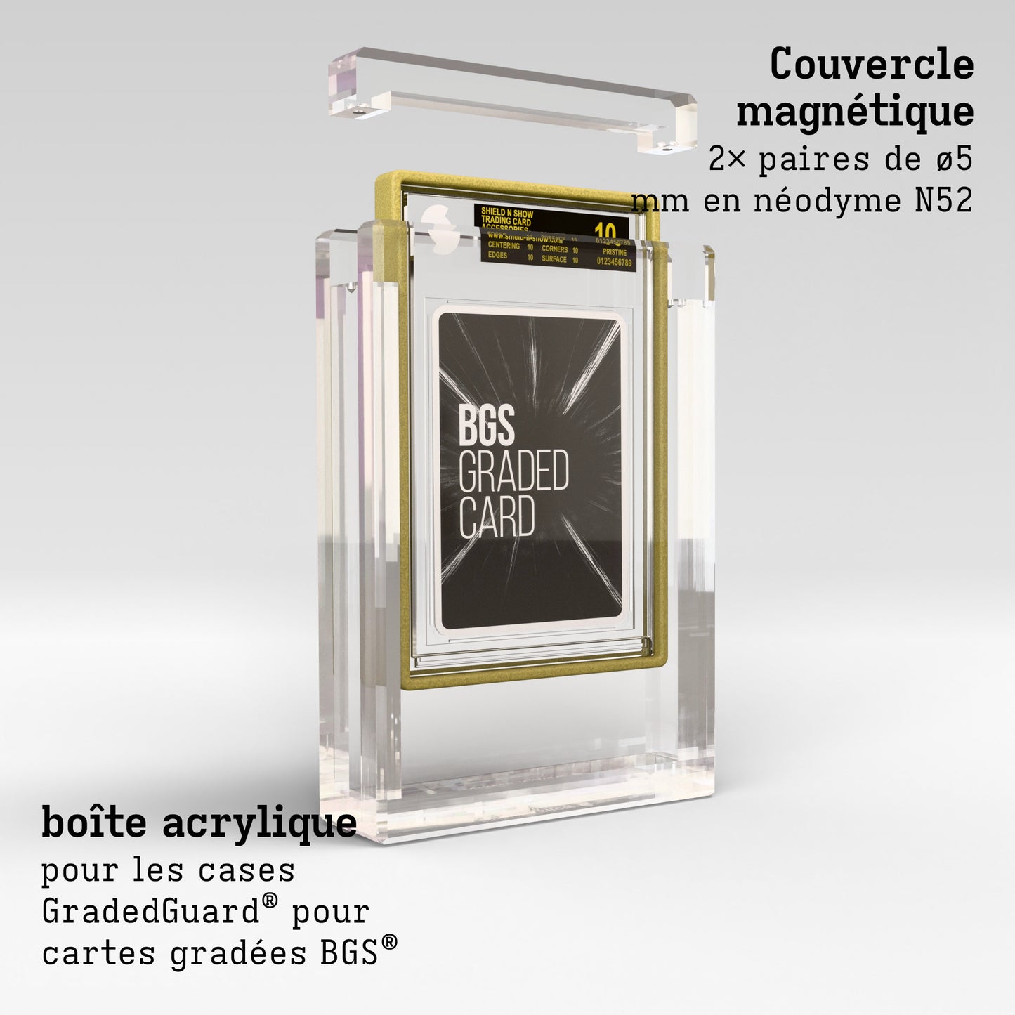 GradedGuard for BGS Display Case Product Gallery Image 2 (fr)