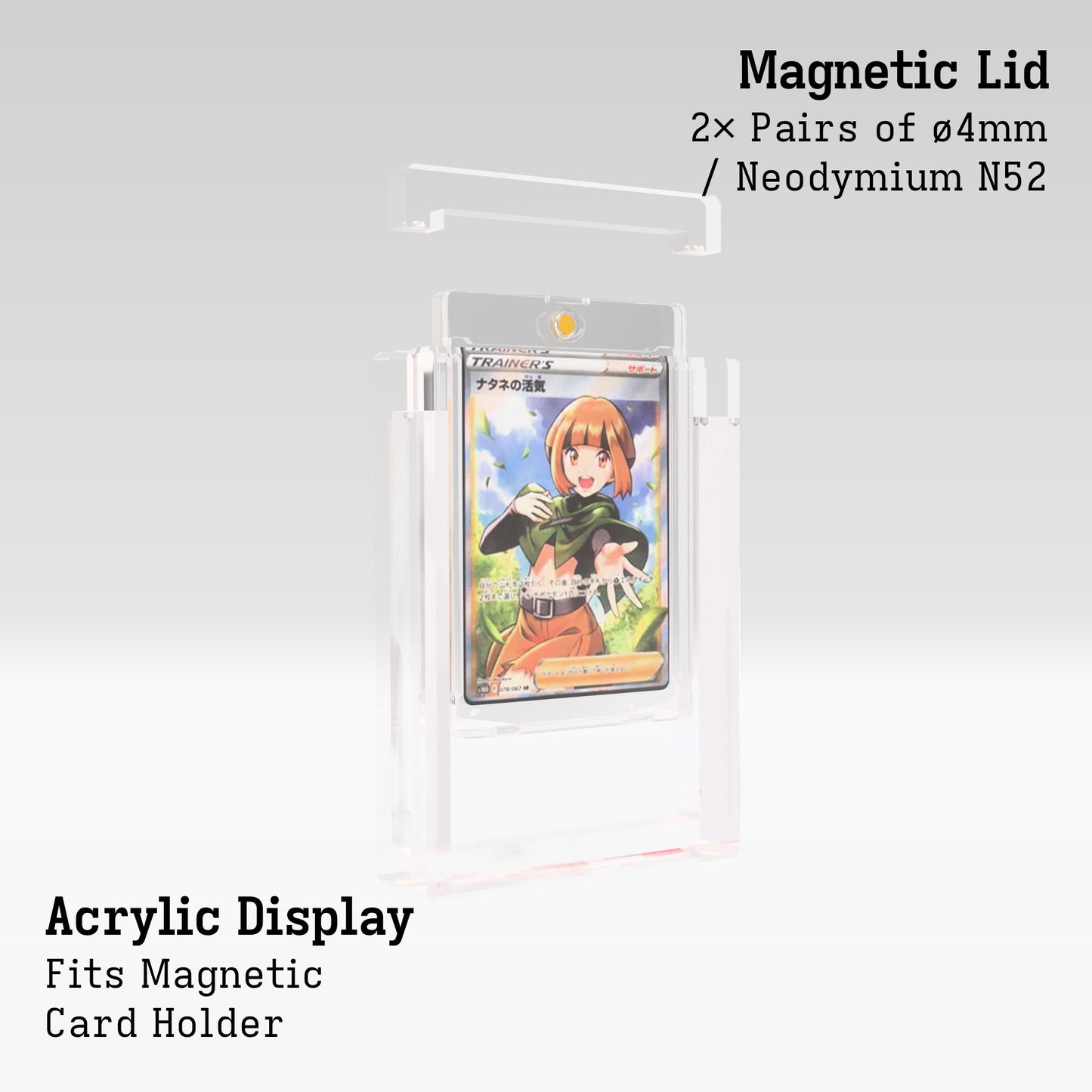 Magnetic Card Holder Display Case Product Gallery Image 2 (en)