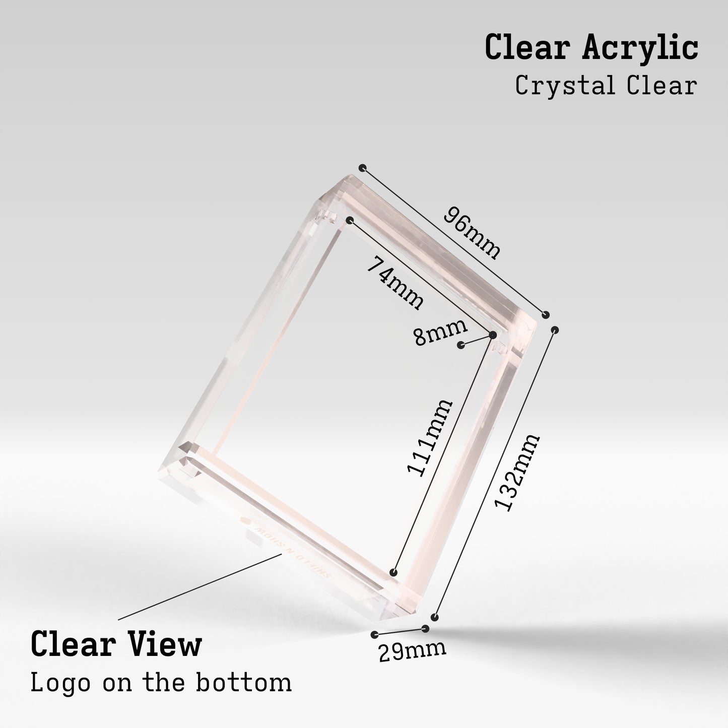 Magnetic Card Holder Display Case Product Gallery Image 3 (en)