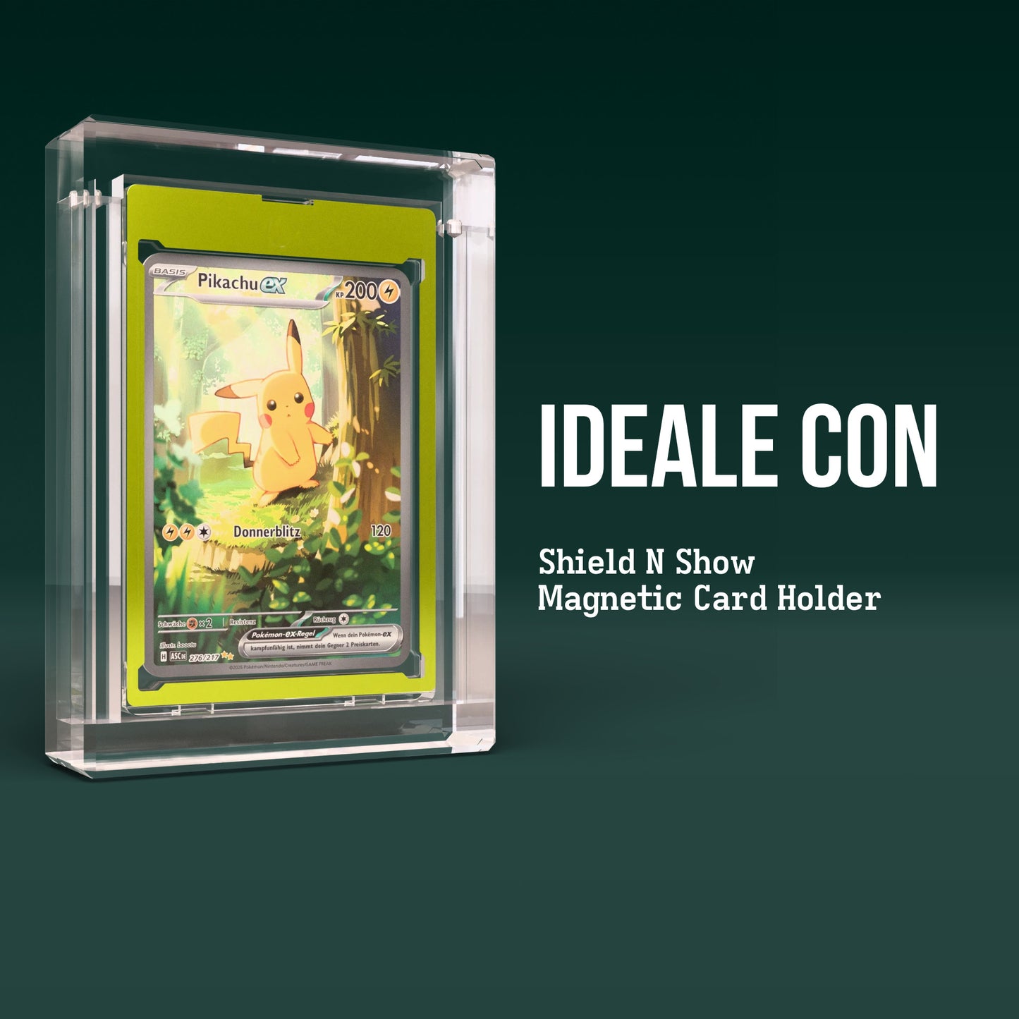 Magnetic Card Holder Display Case Product Gallery Image 4 (it)