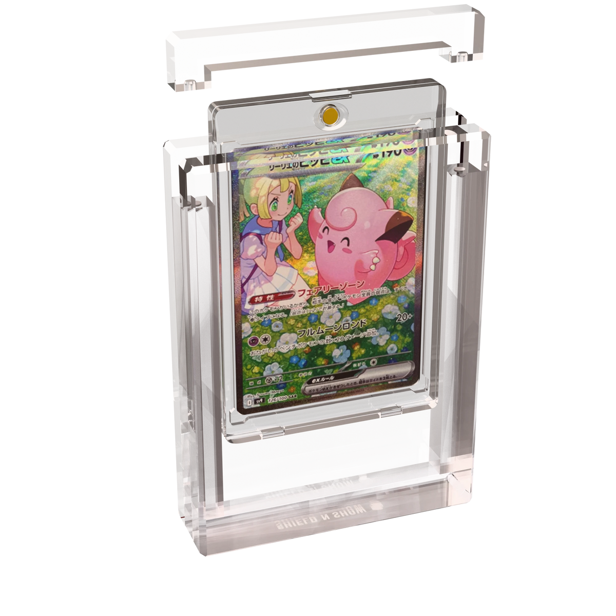 Magnetic Card Holder Display Case Product Gallery Image Open