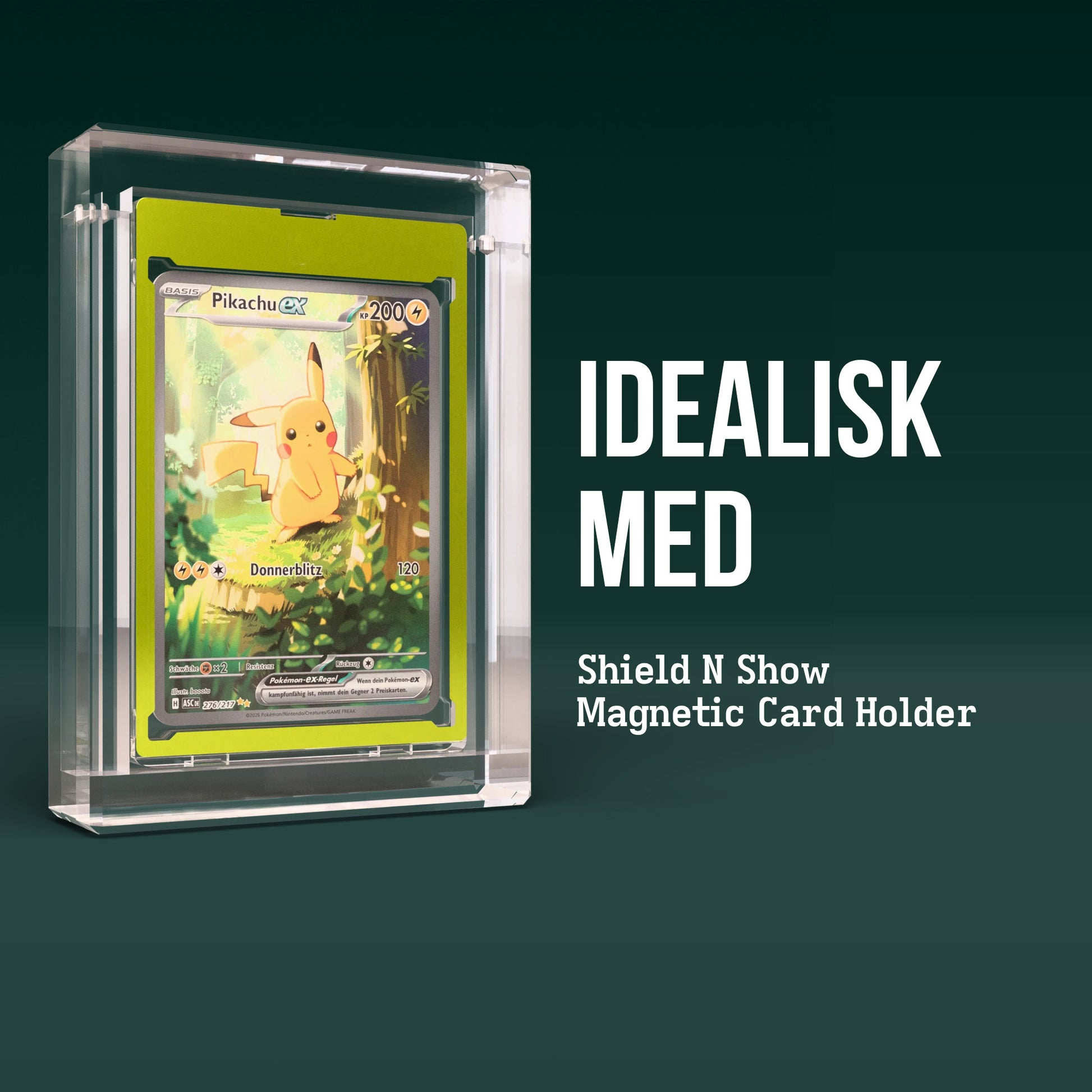 Magnetic Card Holder Display Case Product Gallery Image 4 (sv)