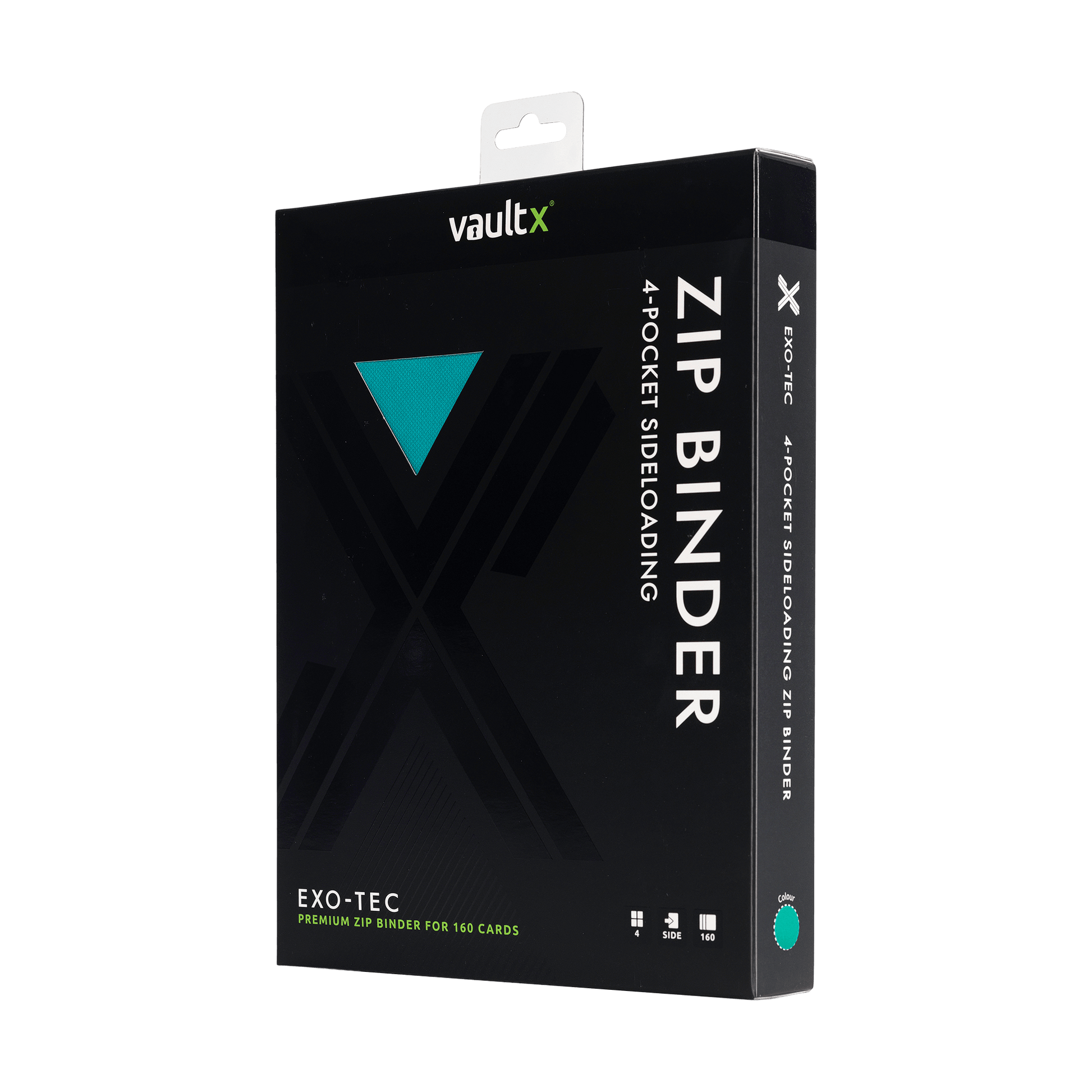 4-Pocket Exo-Tec® Zip Binder  Product Gallery Image 1 [9304-ocean-blue]