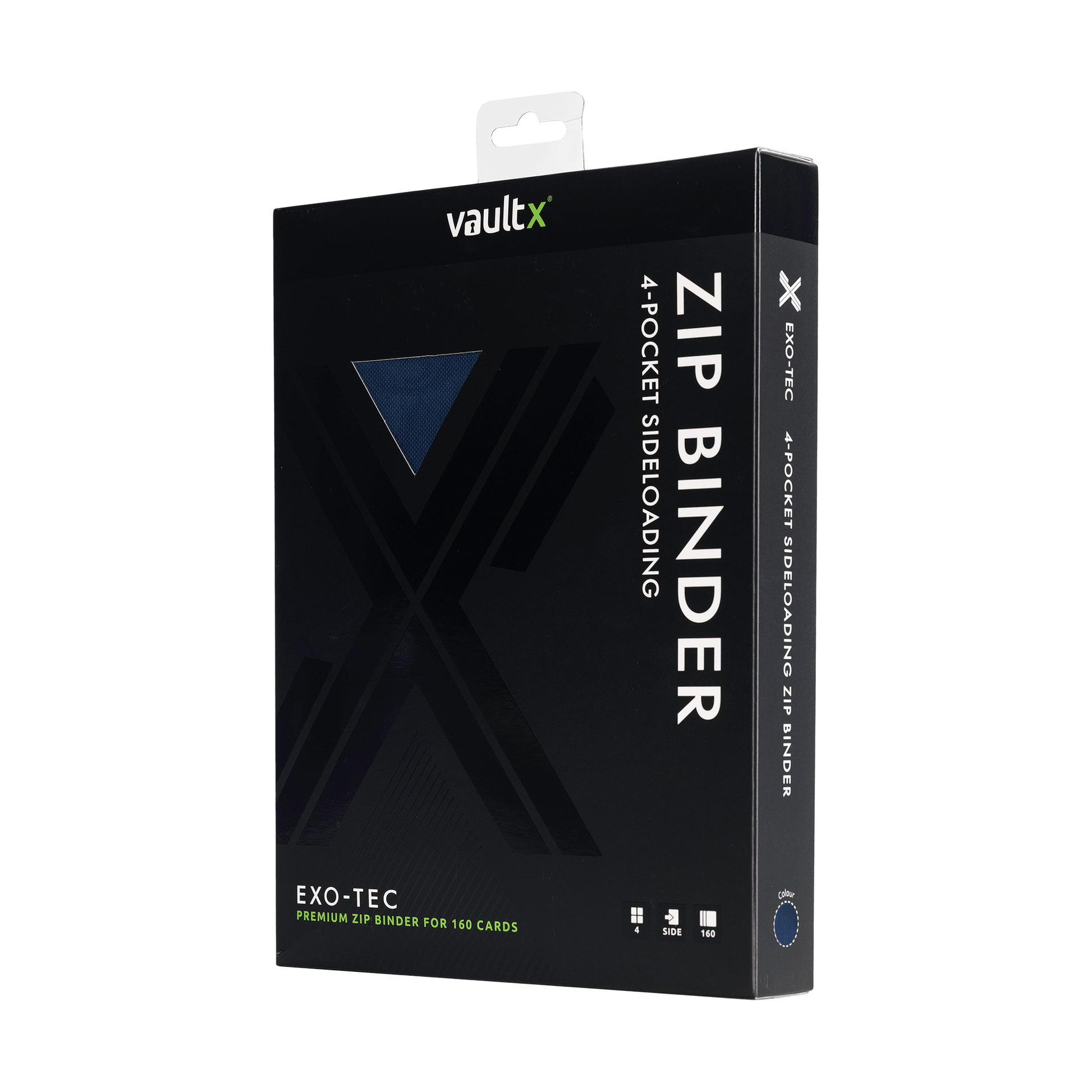 4-Pocket Exo-Tec® Zip Binder  Product Gallery Image 1 [9304-royal-blue]