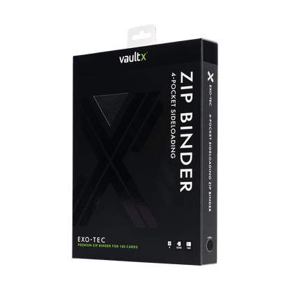 4-Pocket Exo-Tec® Zip Binder  Product Gallery Image 1 [9304-signature-black]