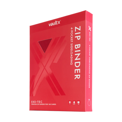 4-Pocket Exo-Tec® Zip Binder  Product Gallery Image 10 [9304-fire-red]