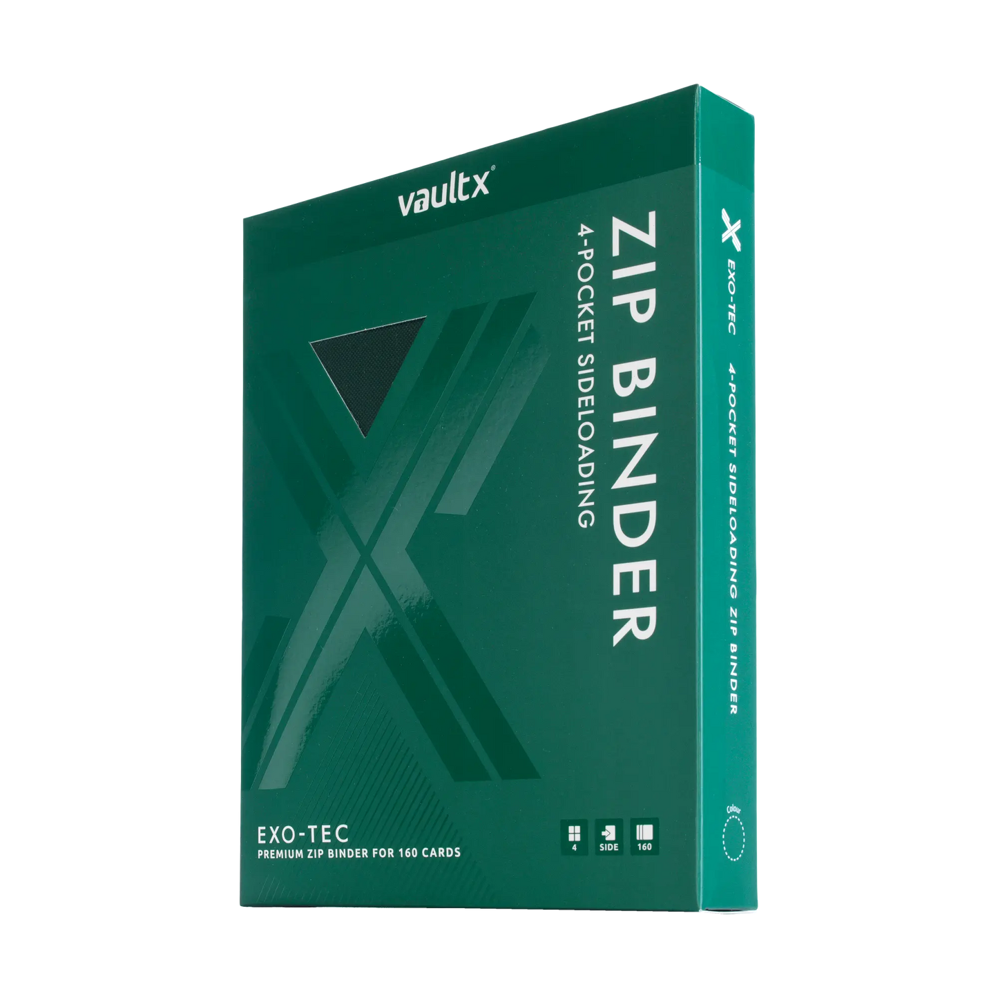 4-Pocket Exo-Tec® Zip Binder  Product Gallery Image 10 [9304-forest-green]