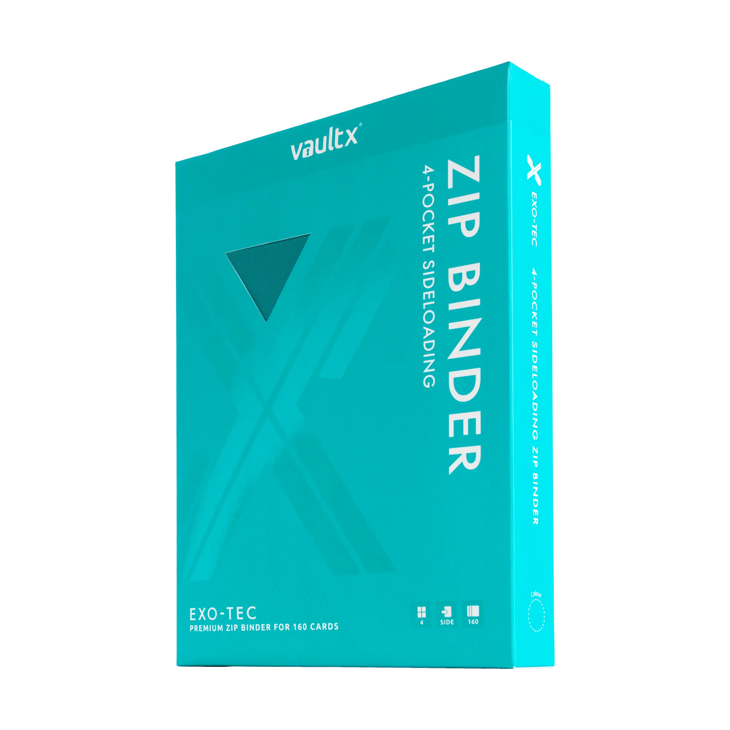 4-Pocket Exo-Tec® Zip Binder  Product Gallery Image 10 [9304-ocean-blue]