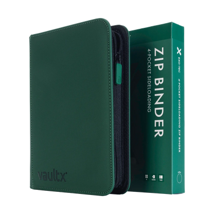4-Pocket Exo-Tec® Zip Binder  Product Gallery Image 12 [9304-forest-green]