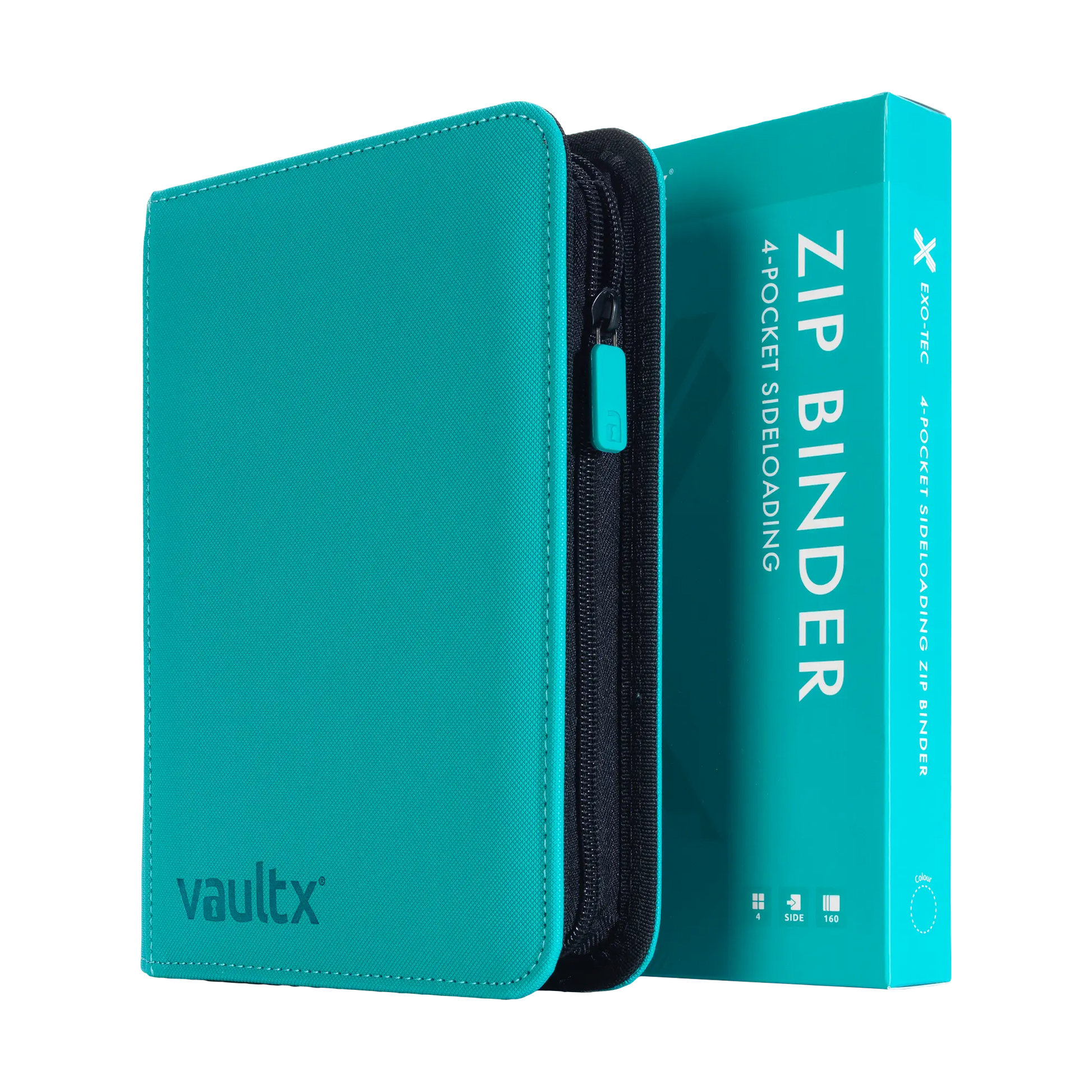 4-Pocket Exo-Tec® Zip Binder  Product Gallery Image 12 [9304-ocean-blue]