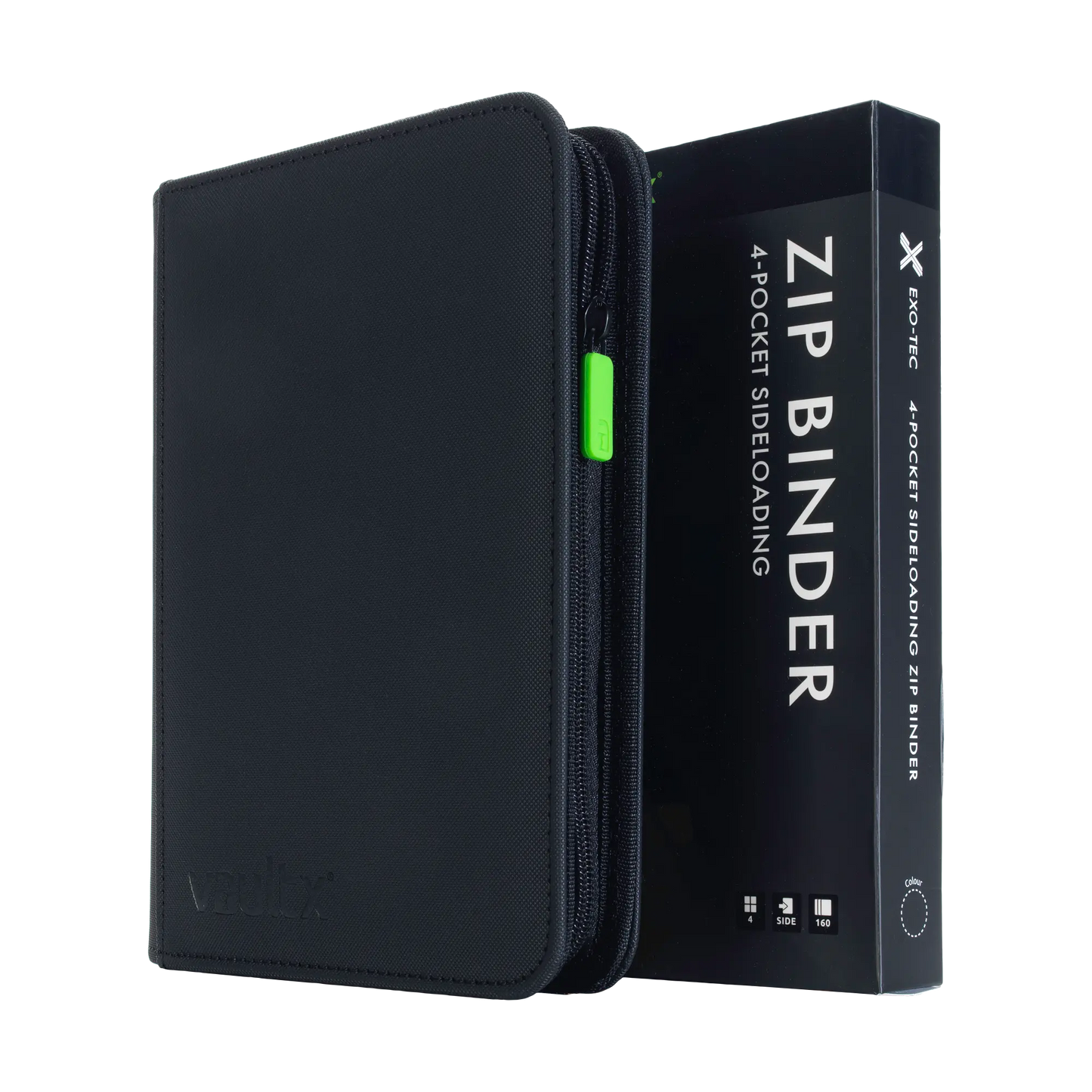 4-Pocket Exo-Tec® Zip Binder  Product Gallery Image 12 [9304-signature-black]