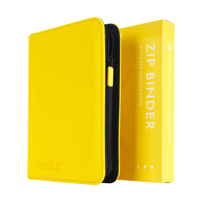 4-Pocket Exo-Tec® Zip Binder  Product Gallery Image 12 [9304-sunrise-yellow]