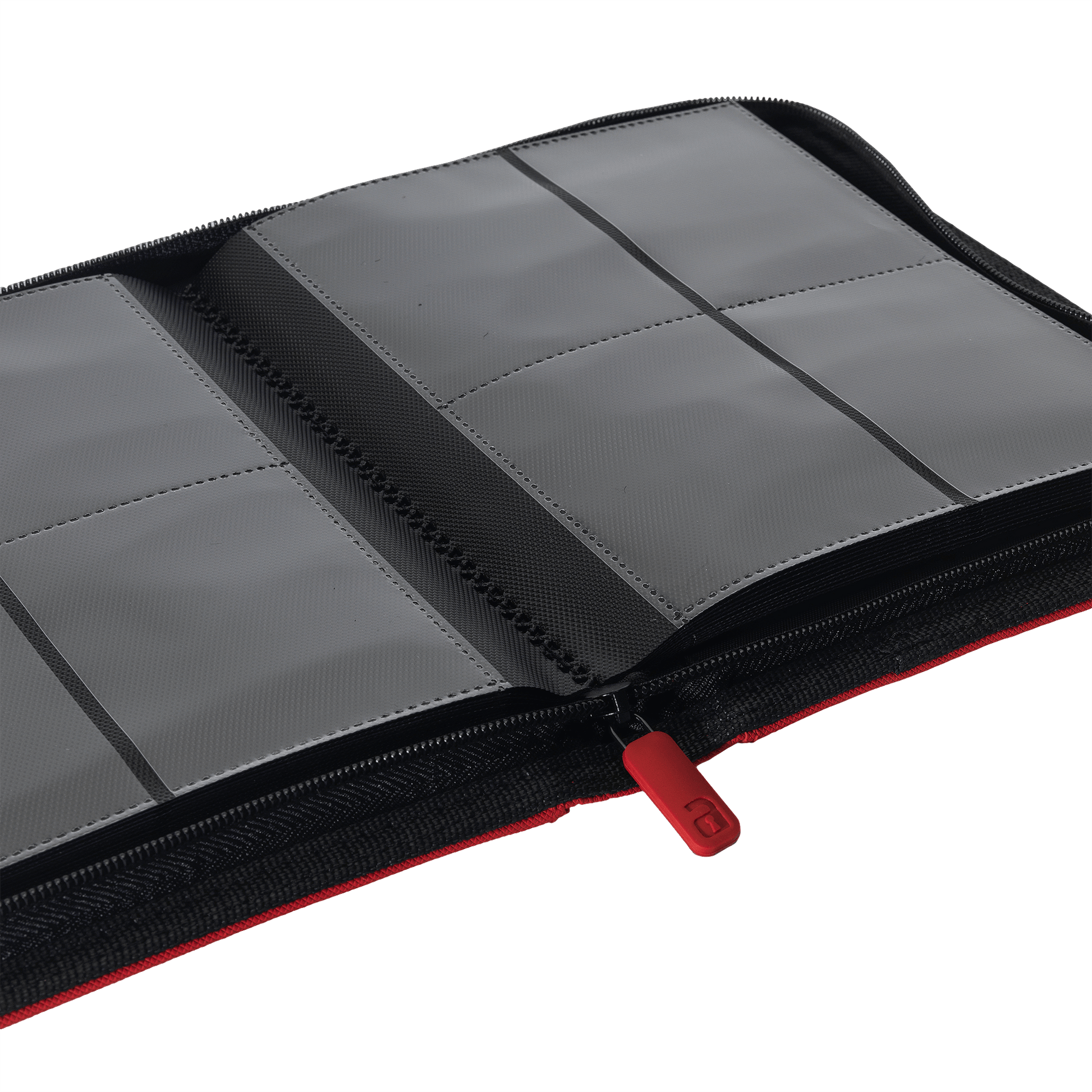 4-Pocket Exo-Tec® Zip Binder  Product Gallery Image 4 [9304-fire-red]