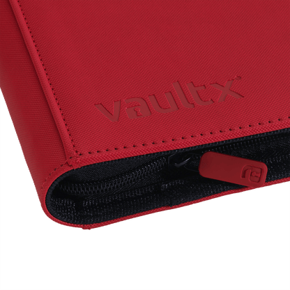 4-Pocket Exo-Tec® Zip Binder  Product Gallery Image 5 [9304-fire-red]