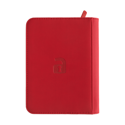 4-Pocket Exo-Tec® Zip Binder  Product Gallery Image 7 [9304-fire-red]