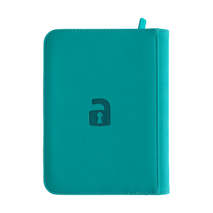 4-Pocket Exo-Tec® Zip Binder  Product Gallery Image 7 [9304-ocean-blue]