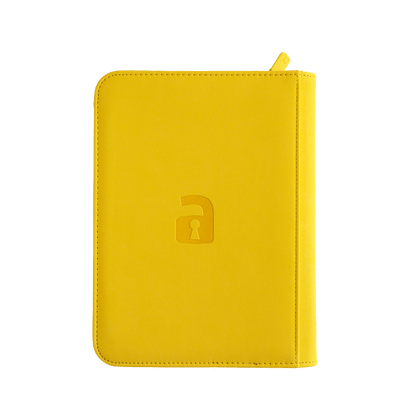 4-Pocket Exo-Tec® Zip Binder  Product Gallery Image 7 [9304-sunrise-yellow]