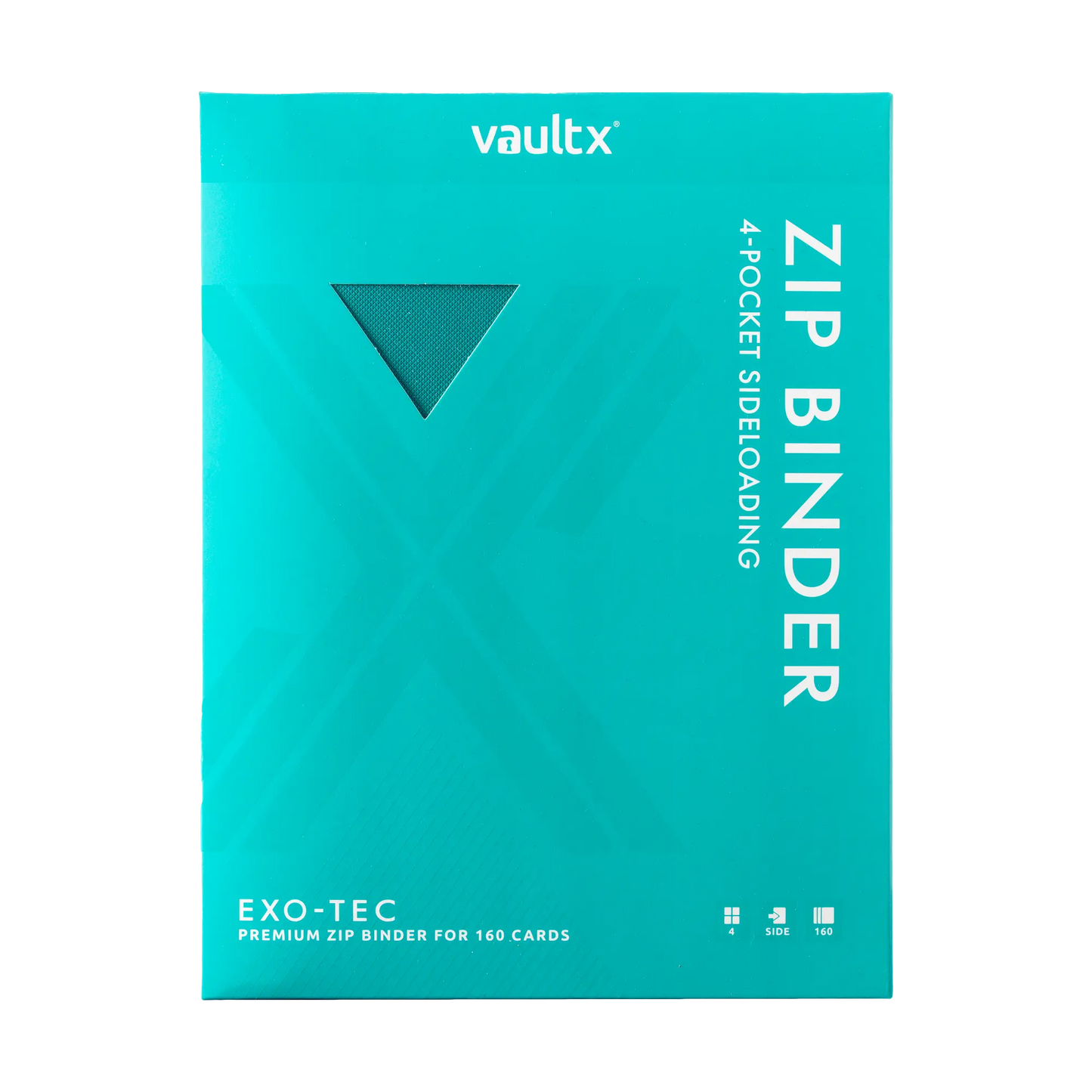 4-Pocket Exo-Tec® Zip Binder  Product Gallery Image 9 [9304-ocean-blue]