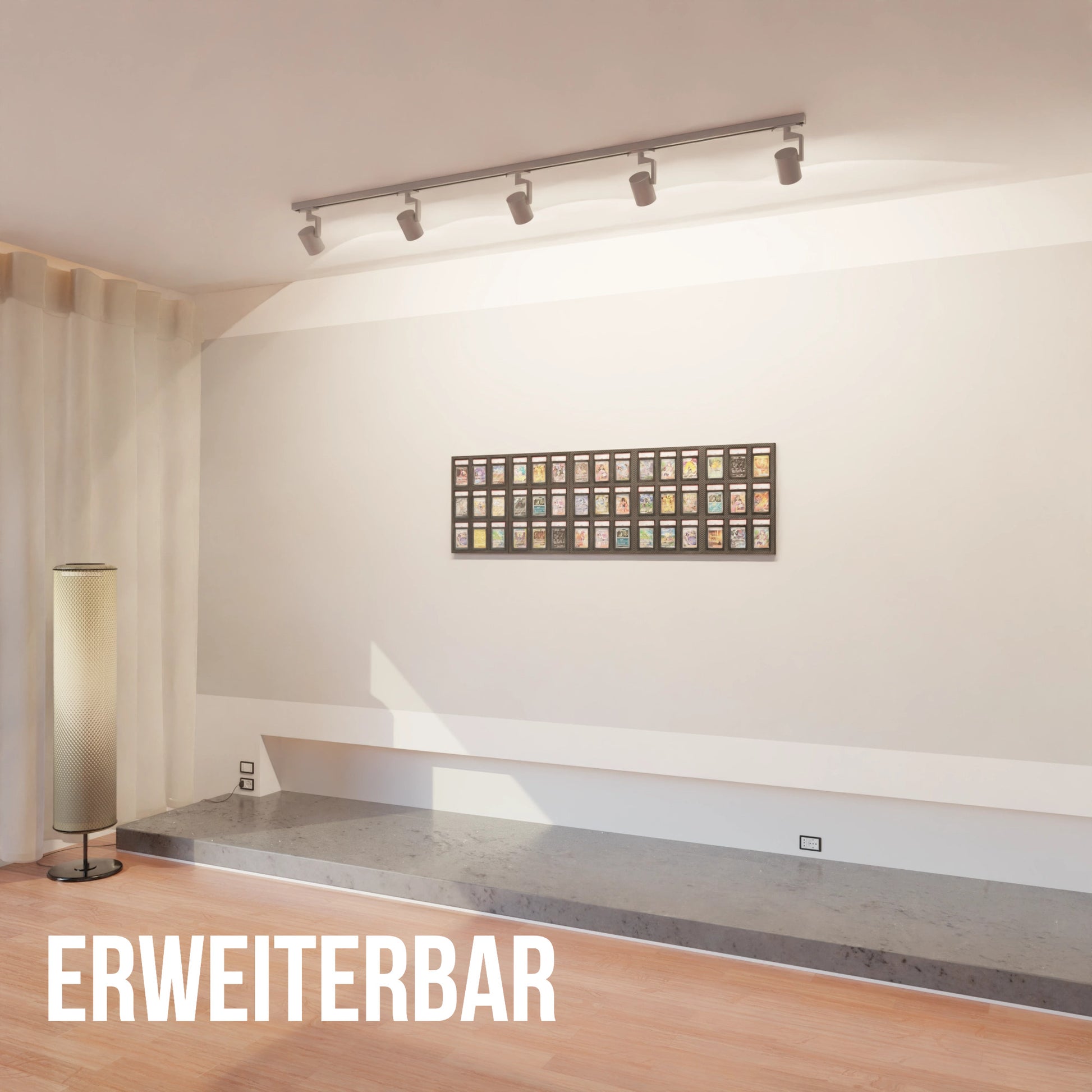 Display Wall for 3x3 PSA Graded Card Slabs Product Gallery Image 1 (de)