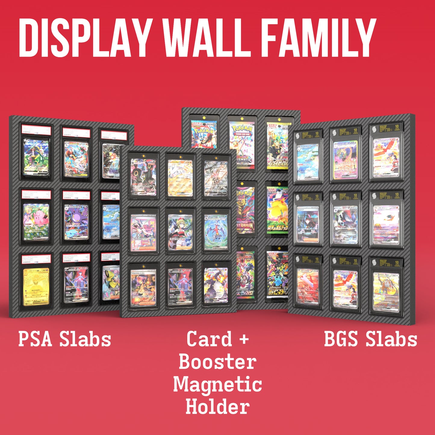 Display Wall for 3x3 PSA Graded Card Slabs Product Gallery Image 4 (en)