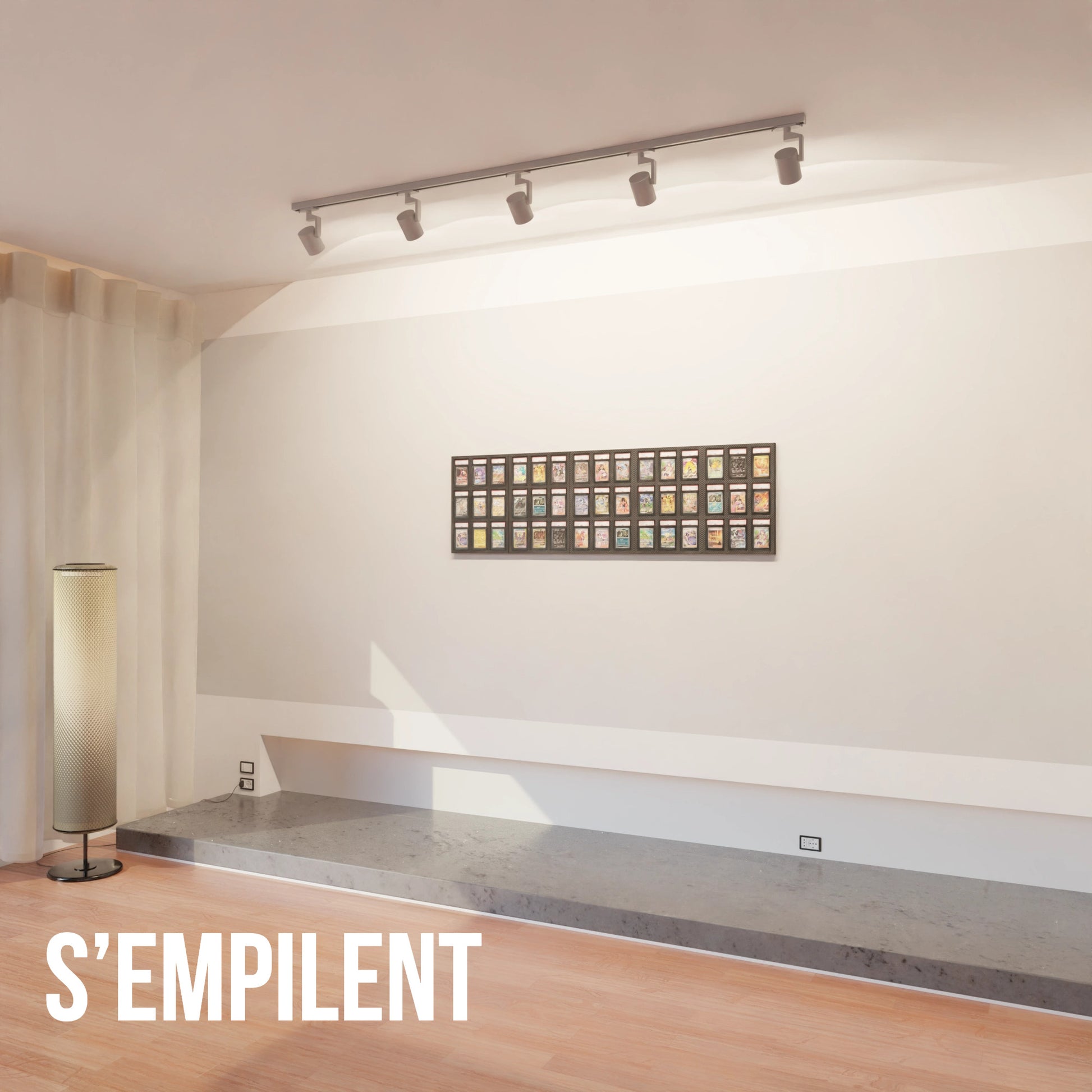 Display Wall for 3x3 PSA Graded Card Slabs Product Gallery Image 1 (fr)