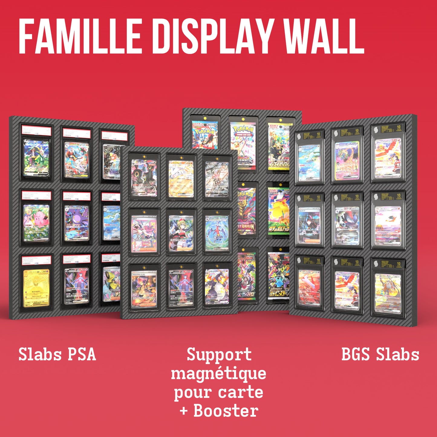 Display Wall for 3x3 PSA Graded Card Slabs Product Gallery Image 4 (fr)
