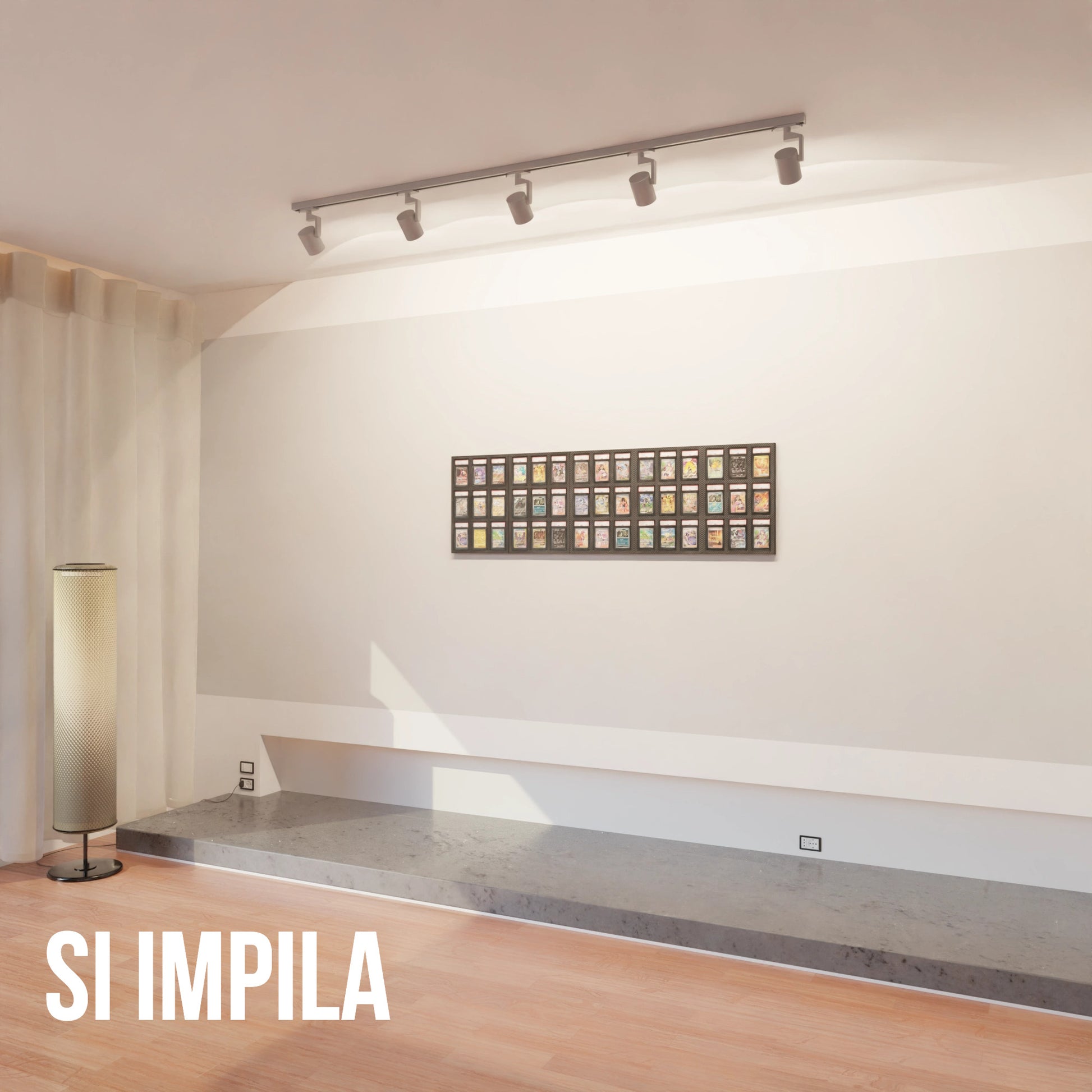 Display Wall for 3x3 PSA Graded Card Slabs Product Gallery Image 1 (it)