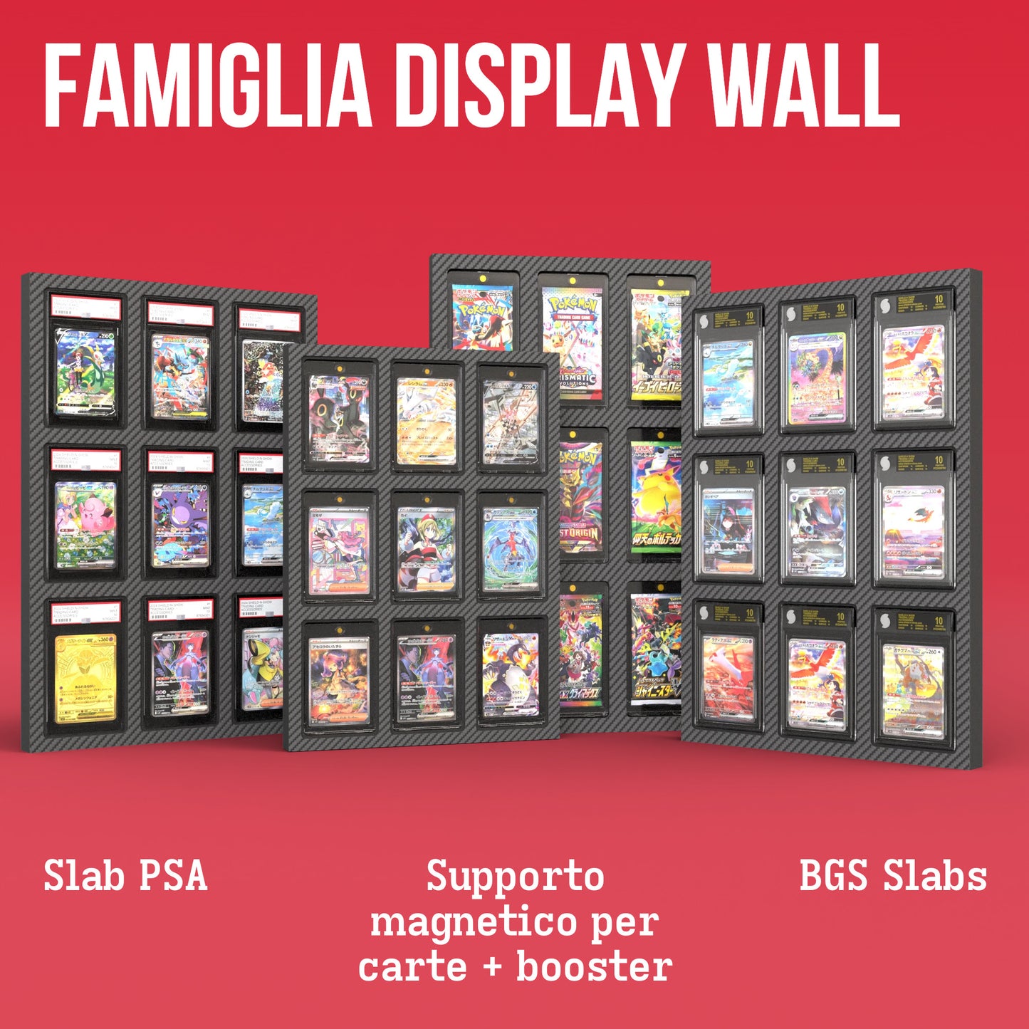 Display Wall for 3x3 PSA Graded Card Slabs Product Gallery Image 4 (it)