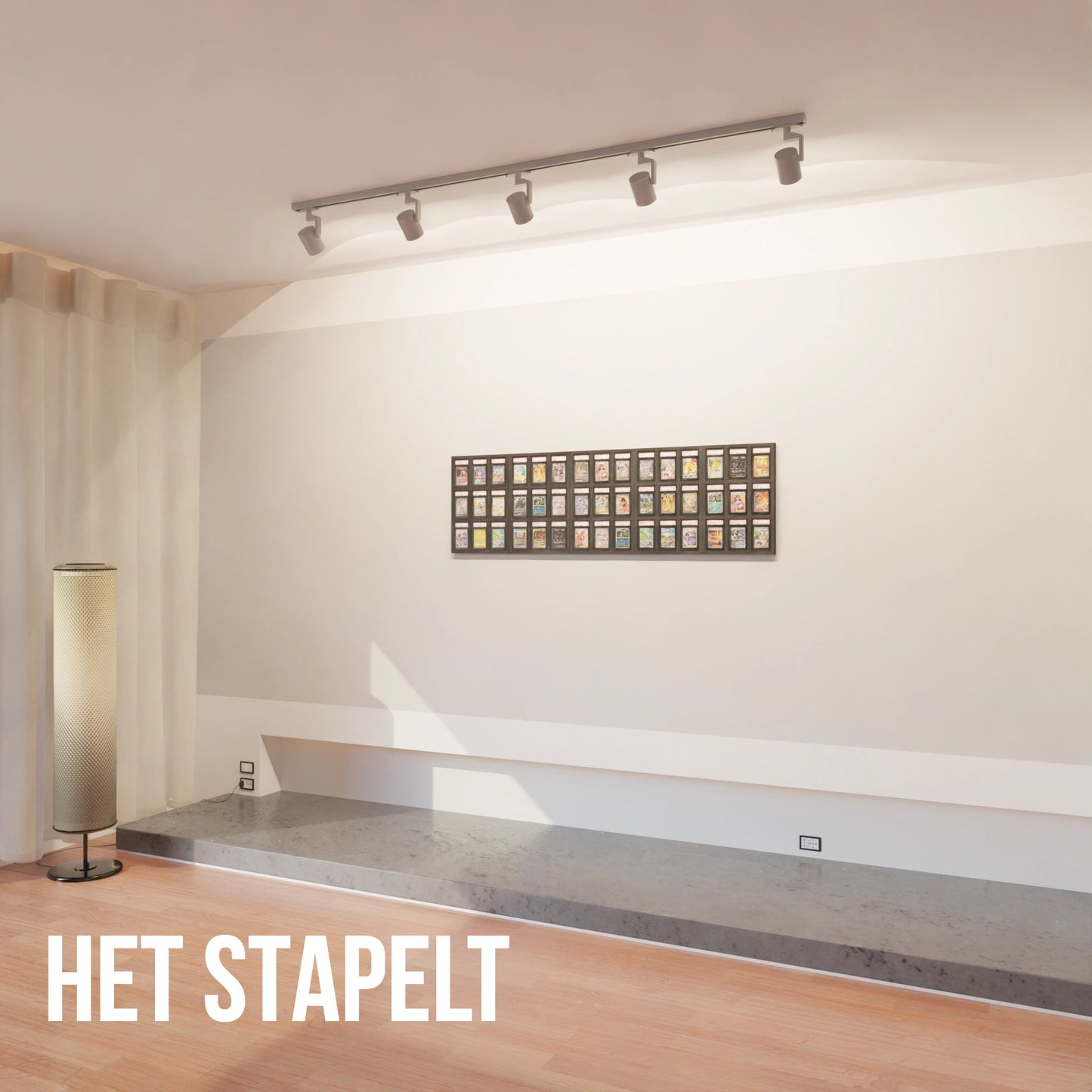 Display Wall for 3x3 PSA Graded Card Slabs Product Gallery Image 1 (nl)