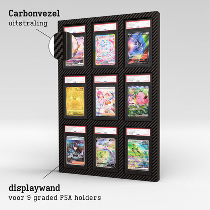 Display Wall for 3x3 PSA Graded Card Slabs Product Gallery Image 2 (nl)