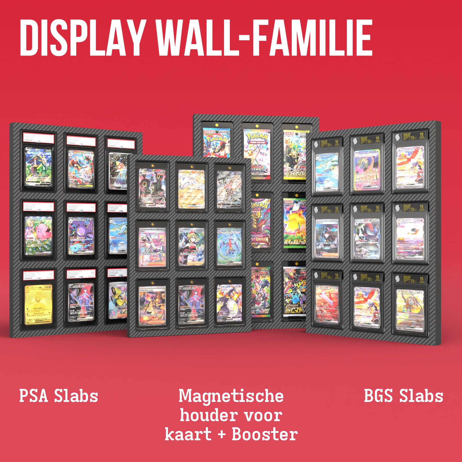 Display Wall for 3x3 PSA Graded Card Slabs Product Gallery Image 4 (nl)