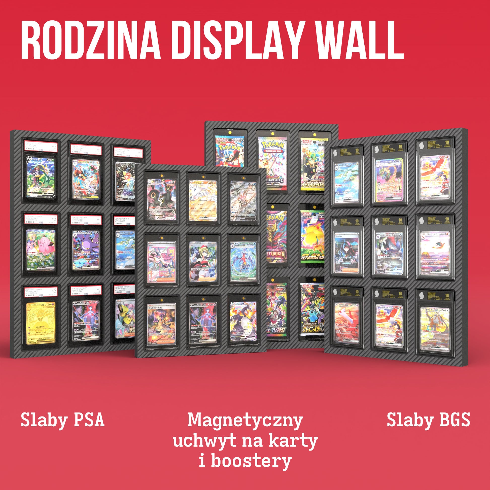 Display Wall for 3x3 PSA Graded Card Slabs Product Gallery Image 4 (pl)