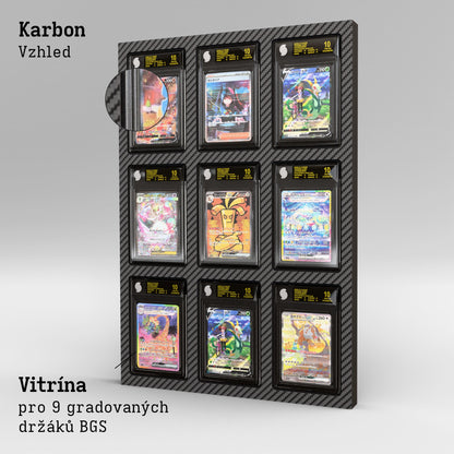 Display Wall for 3x3 BGS Graded Card Slabs Product Gallery Image 2 (cs)