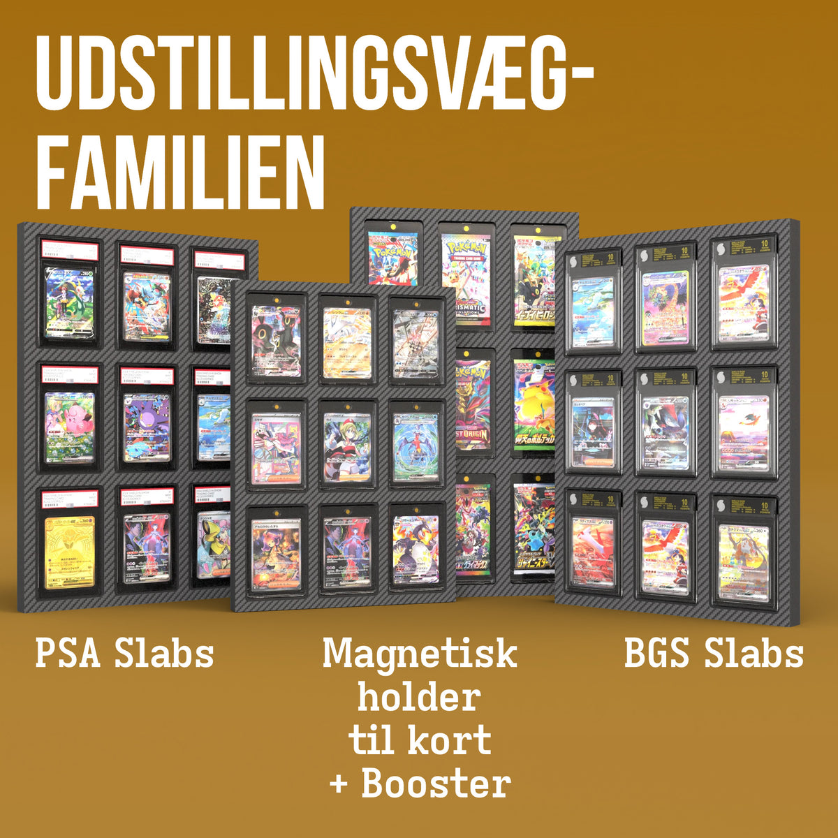 Display Wall for 3x3 BGS Graded Card Slabs Product Gallery Image 4 (da)