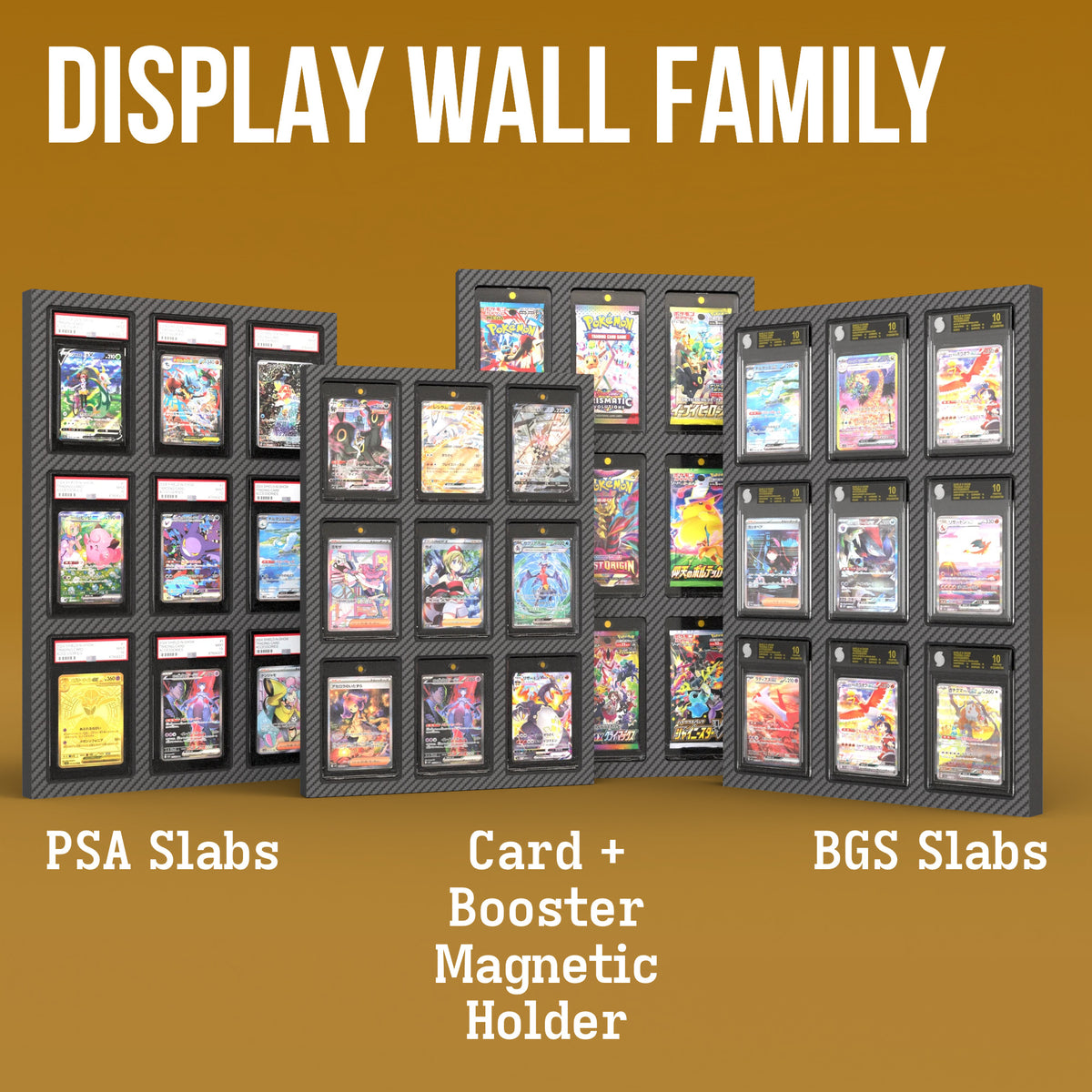 Display Wall for 3x3 BGS Graded Card Slabs Product Gallery Image 4 (en)
