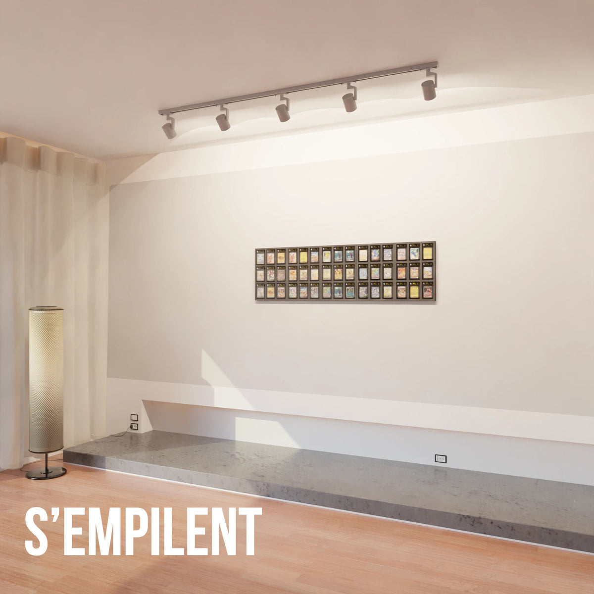 Display Wall for 3x3 BGS Graded Card Slabs Product Gallery Image 1 (fr)