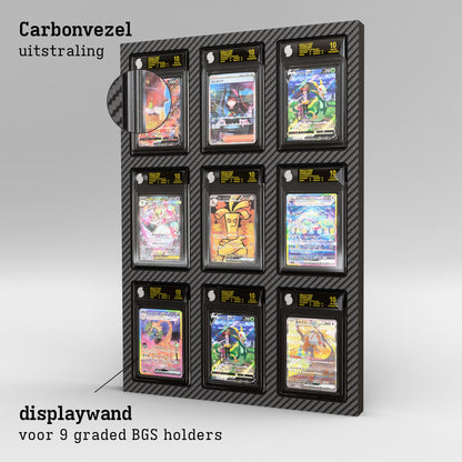 Display Wall for 3x3 BGS Graded Card Slabs Product Gallery Image 2 (nl)