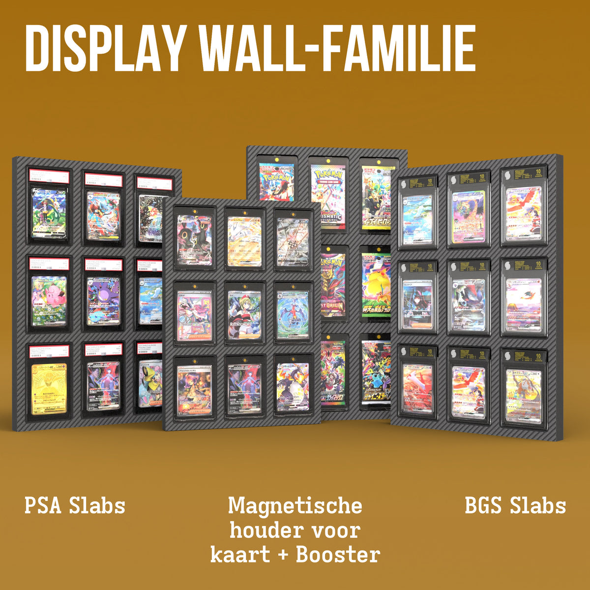 Display Wall for 3x3 BGS Graded Card Slabs Product Gallery Image 4 (nl)