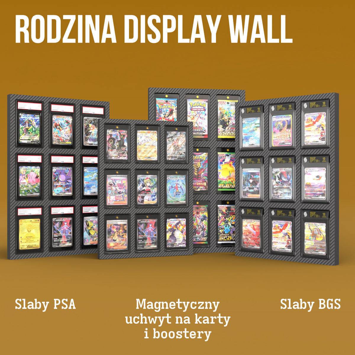 Display Wall for 3x3 BGS Graded Card Slabs Product Gallery Image 4 (pl)